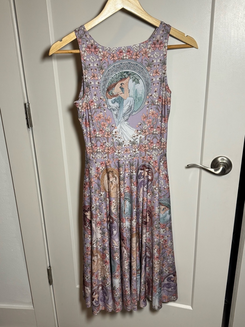 BlackMilk Mucha The Arts Princess Midi Dress - Size S (Rare / Vaulted)